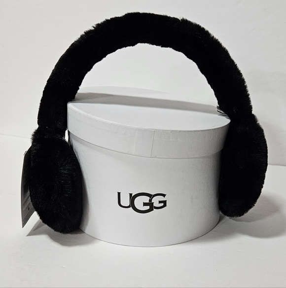 UGG Accessories - UGG Classic Black Faux Fur Earmuffs